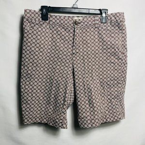 St Johns Bay Shorts Womens 8 Bermuda Flat Front Ladies Casual stretch sz XL   38